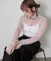 Mavie..7 | 【Mavie..7】アソートシアートップス(Tシャツ/カットソー)