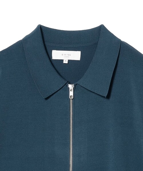 B:MING by BEAMS（ビーミングバイビームス）の「12ゲージ ジップ ポロ カーディガン（ニット/セーター・メンズ・ブラウン/ネイビー・L/M/S/XL）」の6枚目の写真