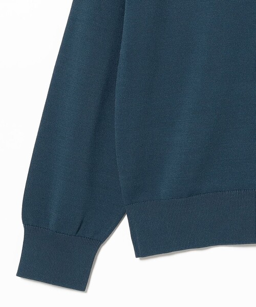 B:MING by BEAMS（ビーミングバイビームス）の「12ゲージ ジップ ポロ カーディガン（ニット/セーター・メンズ・ブラウン/ネイビー・L/M/S/XL）」の7枚目の写真