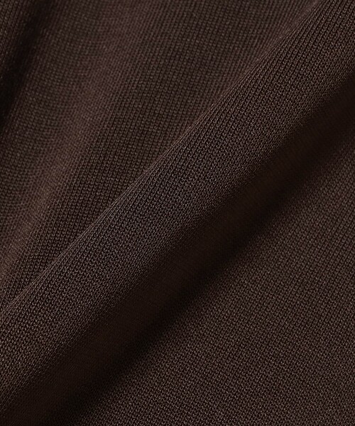 B:MING by BEAMS（ビーミングバイビームス）の「12ゲージ ジップ ポロ カーディガン（ニット/セーター・メンズ・ブラウン/ネイビー・L/M/S/XL）」の9枚目の写真