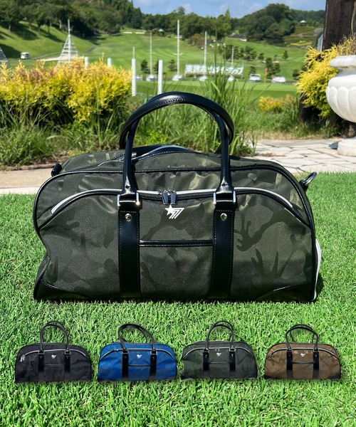 stella77golf（ステラセブンティーンセブンゴルフ）の「カモフラ柄ボストンBAG（ボストンバッグ・メンズ・ブルー/カーキ/サンドベージュ/ブラック・FREE）」の5枚目の写真