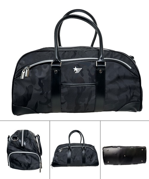 stella77golf（ステラセブンティーンセブンゴルフ）の「カモフラ柄ボストンBAG（ボストンバッグ・メンズ・ブルー/カーキ/サンドベージュ/ブラック・FREE）」の9枚目の写真