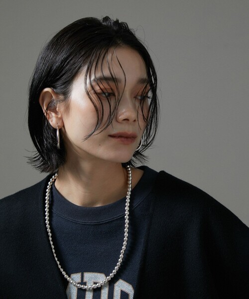 SALON adam et rope'(サロン アダム エ ロペ)の「【ERICKA NICOLAS BEGAY】ナバホパールネックレス7mm/60cm(ネックレス・レディース・シルバー・FREE)」の1枚目の写真