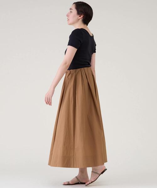 美品♡マルティニーク♡ドット フレアスカート コーデが決まる フロッキードットフレアスカート（マキシ