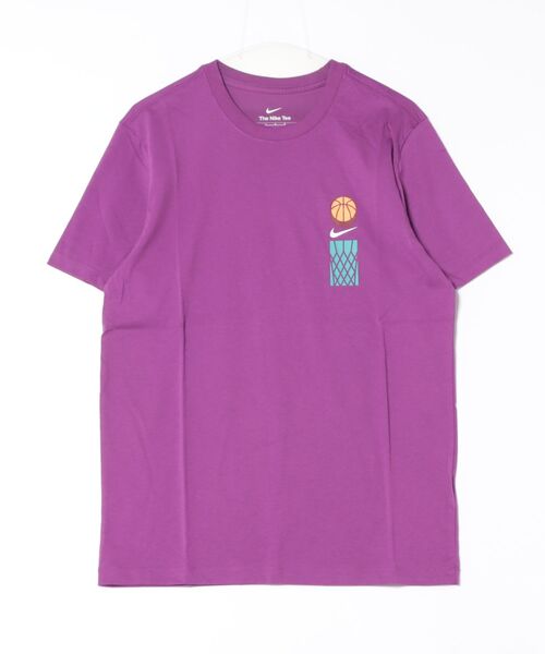 NIKE（ナイキ）の「《NIKEアパレル》AS M NK TEE ICON F25（Tシャツ/カットソー・メンズ・ブラック/パープル・S/M/L/XL/2XL）」の2枚目の写真