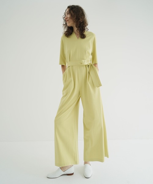【CoCo 】CLANE / クラネニット オールインワンパンツ | CLANE（クラネ） オールインワン ROUND CUT ALL IN ONE レディース