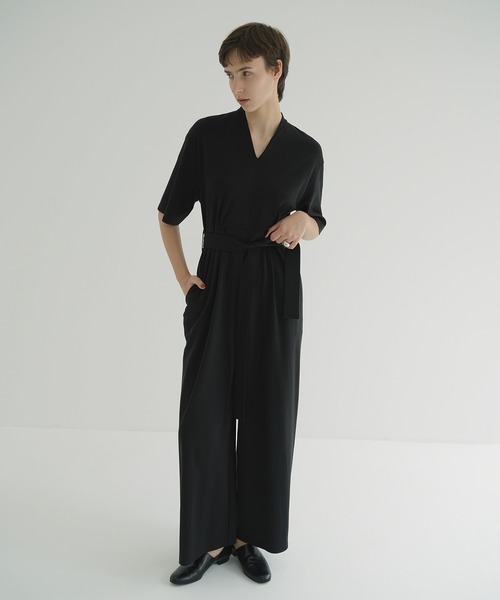 セール】STAND COLLAR LOOSE ALL IN ONE（つなぎ/オールインワン