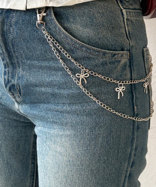 kutir（クティール）の「kutirlune／アソートリボンベルトチェーン　ウォレットチェーン　バッグチェーン（ベルト・レディース・B/A・FREE）」の2枚目の写真