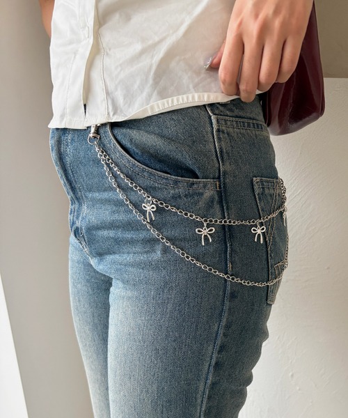 kutir（クティール）の「kutirlune／アソートリボンベルトチェーン　ウォレットチェーン　バッグチェーン（ベルト・レディース・B/A・FREE）」の5枚目の写真