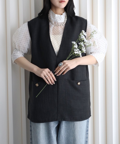 model：164cm. 着用サイズ：FREE