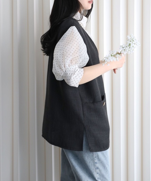 model：164cm. 着用サイズ：FREE