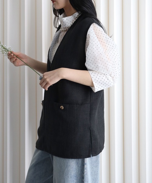 model：164cm. 着用サイズ：FREE