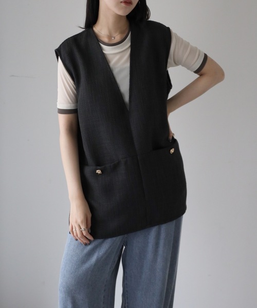 model：164cm. 着用サイズ：FREE