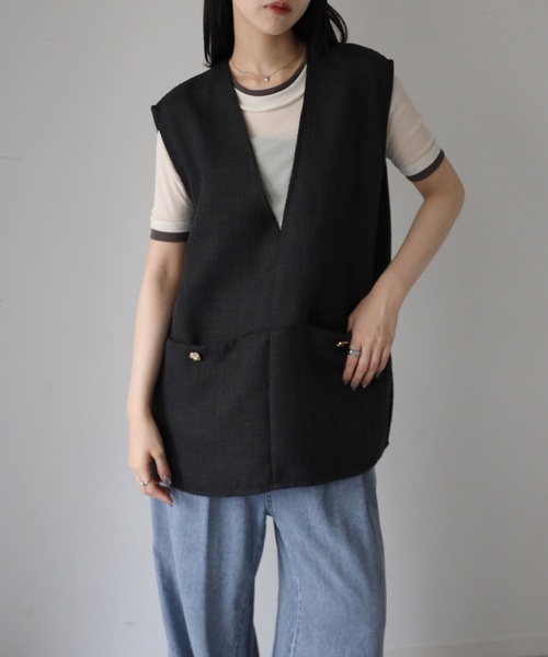 model：164cm. 着用サイズ：FREE