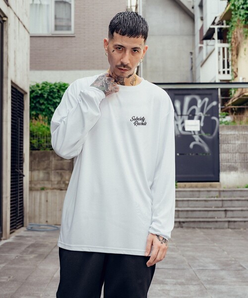 SBCY Sport（エスビーシーワイスポーツ）の「Dry tee L/S-VINYL-（Tシャツ/カットソー・メンズ・ホワイト/ブラック・SMALL/MEDIUM/LARGE/X-LARGE/XX-LARGE）」の11枚目の写真