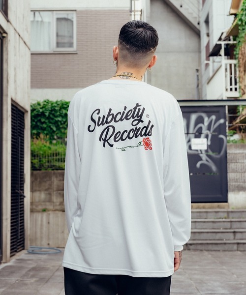 SBCY Sport(エスビーシーワイスポーツ)の「Dry tee L/S-VINYL-(Tシャツ/カットソー・メンズ・ホワイト/ブラック・SMALL/MEDIUM/LARGE/X-LARGE/XX-LARGE)」の1枚目の写真