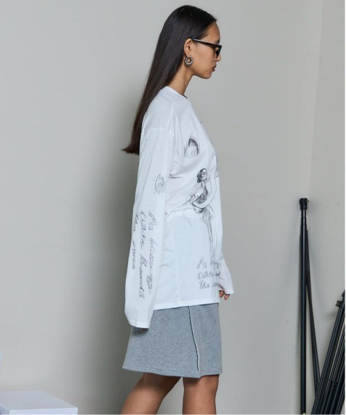 Drawing Long Sleeve T-shirt/ドローイングロンTEE（Tシャツ