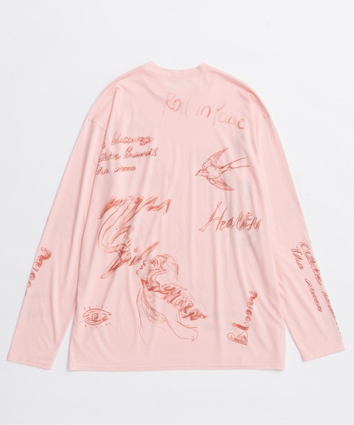 Drawing Long Sleeve T-shirt/ドローイングロンTEE（Tシャツ