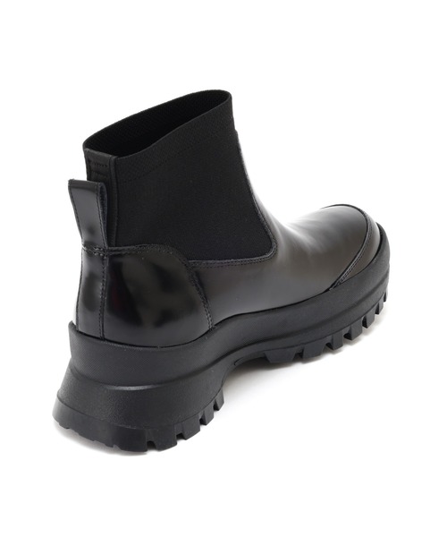 ALM.（アルム）の「ALM.（アルム） 別注SHORT DEIRDRE LEATHER BOOTS（ブーツ・レディース・ブラック・36/37/38）」の4枚目の写真