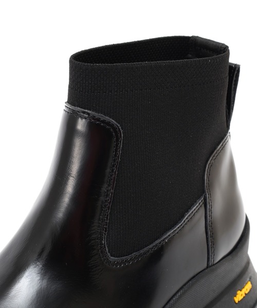 ALM.（アルム）の「ALM.（アルム） 別注SHORT DEIRDRE LEATHER BOOTS（ブーツ・レディース・ブラック・36/37/38）」の6枚目の写真