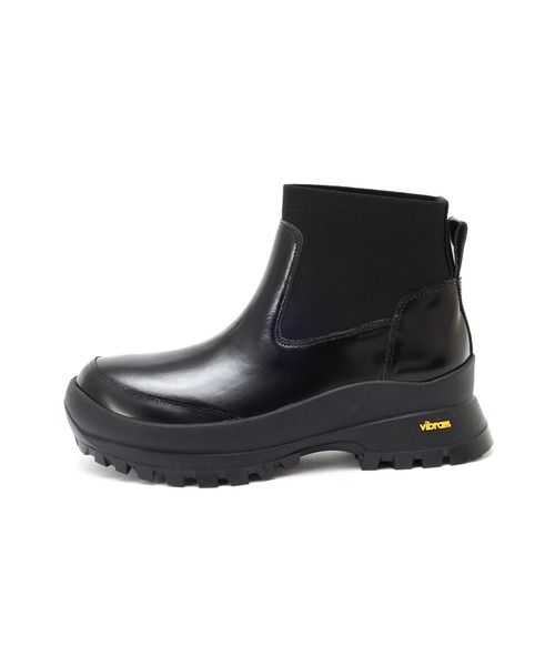 ALM.（アルム）の「ALM.（アルム） 別注SHORT DEIRDRE LEATHER BOOTS（ブーツ・レディース・ブラック・36/37/38）」の2枚目の写真