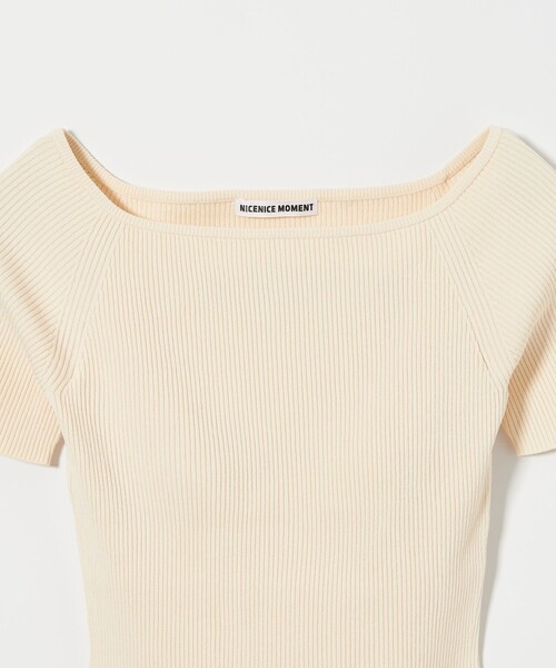 別注】＜NICENICE MOMENT for conte＞ OPEN SHOULDER ニット②（ニット