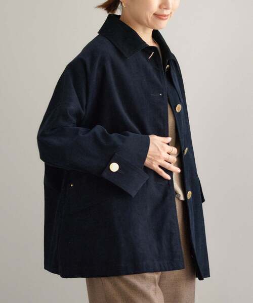 MACKINTOSH マッキントッシュ IENA 別注　HUMBIE ネイビー MACKINTOSH/マッキントッシュ 別注 HUMBIE JACKET コーデュロイ