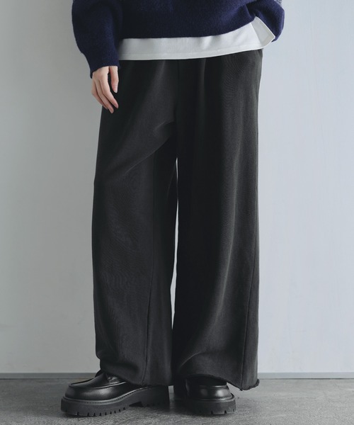 SOCCE（ソーシー）の「ヴィンテージライクカットオフスウェットパンツ（スウェットパンツ・メンズ・ブラック系1/グレー/グレー系1/ブラック・M/S/XL/L）」の2枚目の写真