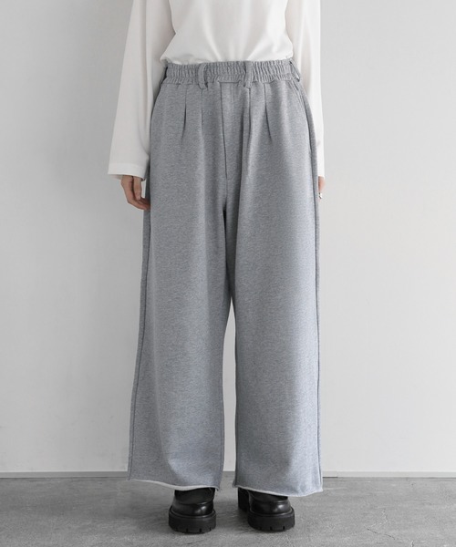 SOCCE（ソーシー）の「ヴィンテージライクカットオフスウェットパンツ（スウェットパンツ・メンズ・ブラック系1/グレー/グレー系1/ブラック・M/S/XL/L）」の6枚目の写真