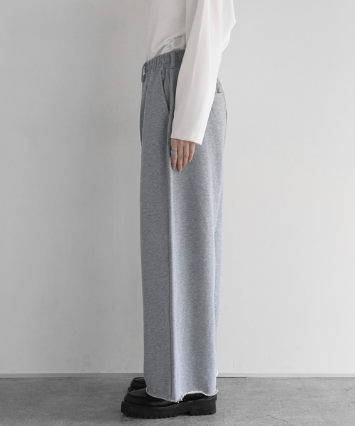 SOCCE（ソーシー）の「ヴィンテージライクカットオフスウェットパンツ（スウェットパンツ・メンズ・ブラック系1/グレー/グレー系1/ブラック・M/S/XL/L）」の9枚目の写真