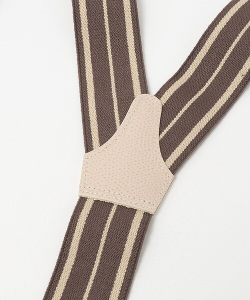 UNITED ARROWS(ユナイテッドアローズ)の「ストライプ サスペンダー(サスペンダー・メンズ・ブラウン系/ベージュ・FREE)」の12枚目の写真