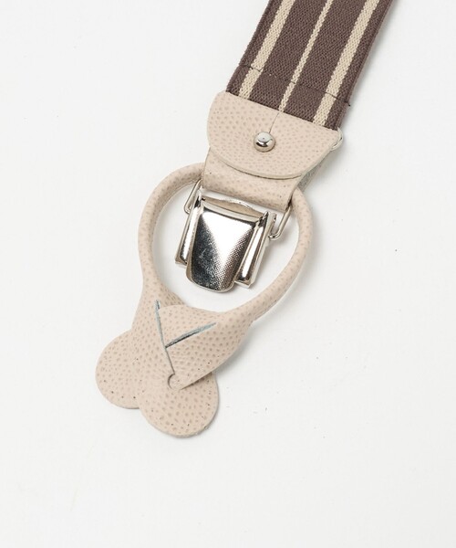 UNITED ARROWS(ユナイテッドアローズ)の「ストライプ サスペンダー(サスペンダー・メンズ・ブラウン系/ベージュ・FREE)」の13枚目の写真