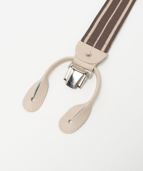 UNITED ARROWS(ユナイテッドアローズ)の「ストライプ サスペンダー(サスペンダー・メンズ・ブラウン系/ベージュ・FREE)」の15枚目の写真