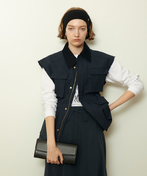 ✳︎アルアバイル　今期コットンダブルクロスサファリジレ✳︎ セール】コットンダブルクロスサファリジレ（ブルゾン）｜allureville