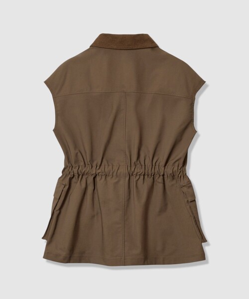 セール】コットンダブルクロスサファリジレ（ブルゾン）｜allureville