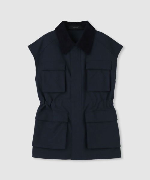 セール】コットンダブルクロスサファリジレ（ブルゾン）｜allureville