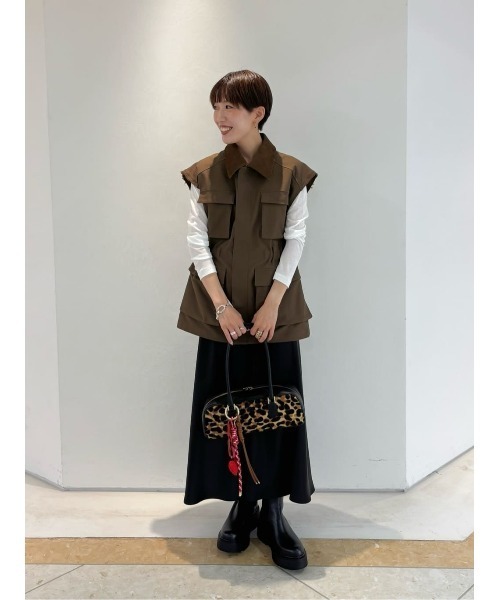 セール】コットンダブルクロスサファリジレ（ブルゾン）｜allureville