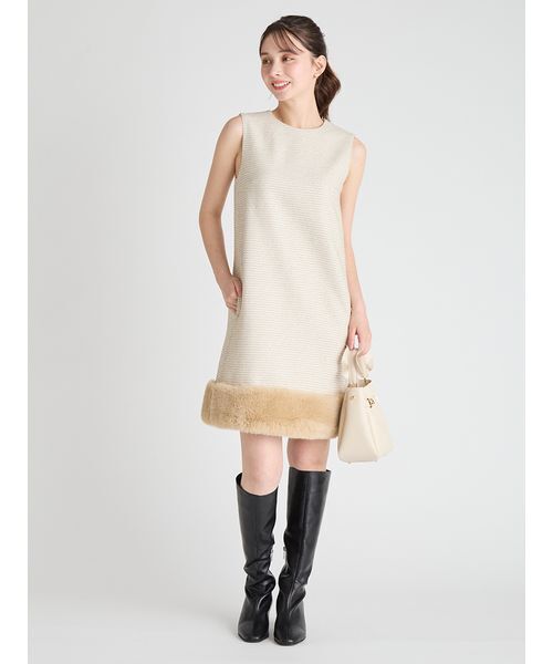 【美品】即日発送CELFORD 裾ファーミニワンピース 裾ファーミニワンピース（ワンピース）｜CELFORD（セルフォード