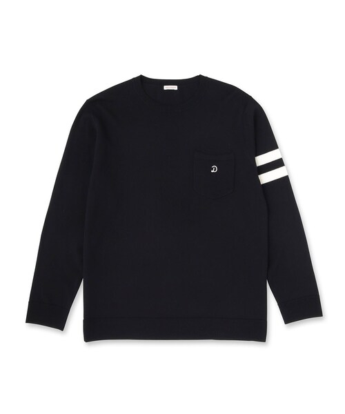 DRESSTERIOR(ドレステリア)の「ウォッシャブルファインメリノ クルーネックニット(ニット/セーター・メンズ・ブラック/ダークグレー/レッド系1・91/90/92/94)」の17枚目の写真