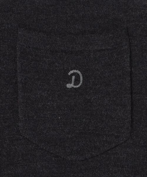 DRESSTERIOR(ドレステリア)の「ウォッシャブルファインメリノ クルーネックニット(ニット/セーター・メンズ・ブラック/ダークグレー/レッド系1・91/90/92/94)」の22枚目の写真