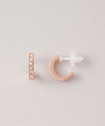 ◆金属アレルギー対応◆◆made in japan◆【高品質ポスト】ビジューライン ジルコニアセラミックポストピアス