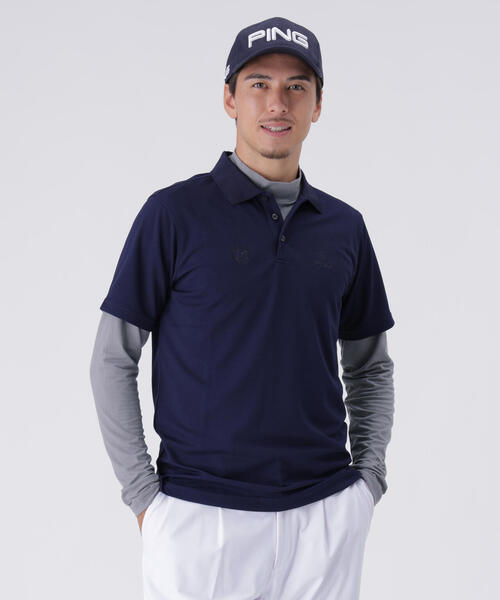 PING(ピン)の「【PING APPAREL】鬼カノコレイヤードツインセット <NATIVE> (MENS)(ポロシャツ・メンズ・ホワイト/イエロー/ネイビー/グレー・LL1/L/LL/S/M)」の3枚目の写真