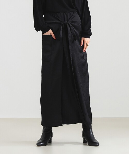 COGTHEBIGSMOKE(コグザビッグスモーク)の「COG THE BIGSMOKE / MINA ラップスカート(スカート・レディース・ブラック/ナチュラル・ONE SIZE)」の13枚目の写真