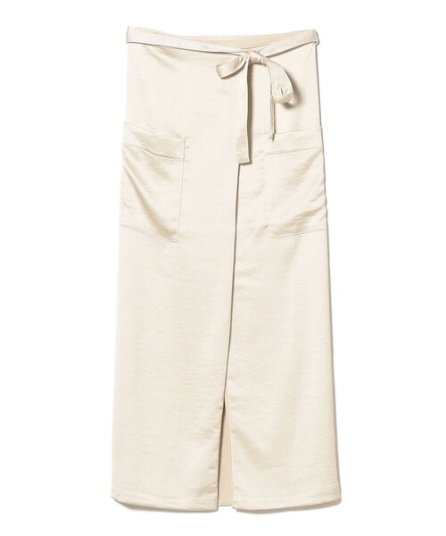 COGTHEBIGSMOKE(コグザビッグスモーク)の「COG THE BIGSMOKE / MINA ラップスカート(スカート・レディース・ブラック/ナチュラル・ONE SIZE)」の15枚目の写真