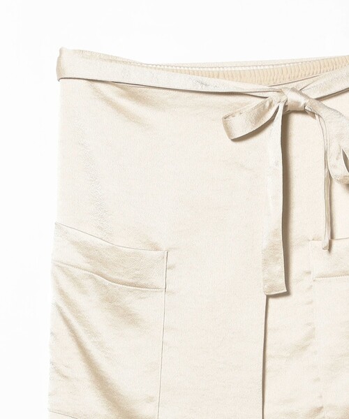 COGTHEBIGSMOKE(コグザビッグスモーク)の「COG THE BIGSMOKE / MINA ラップスカート(スカート・レディース・ブラック/ナチュラル・ONE SIZE)」の16枚目の写真