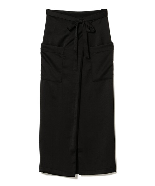 COGTHEBIGSMOKE(コグザビッグスモーク)の「COG THE BIGSMOKE / MINA ラップスカート(スカート・レディース・ブラック/ナチュラル・ONE SIZE)」の22枚目の写真