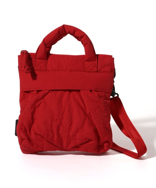 WILD THINGS(ワイルドシングス)の「【WILD THINGS/ワイルドシングス】ひょうたんキルト ミニヘルメットバッグ/ショルダー(ショルダーバッグ・メンズ・レッド/オフホワイト/ブラック/オリーブ・FREE)」の5枚目の写真