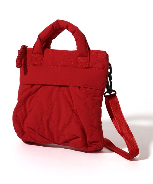 WILD THINGS(ワイルドシングス)の「【WILD THINGS/ワイルドシングス】ひょうたんキルト ミニヘルメットバッグ/ショルダー(ショルダーバッグ・メンズ・レッド/オフホワイト/ブラック/オリーブ・FREE)」の9枚目の写真