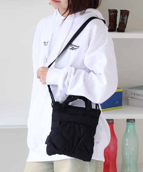 WILD THINGS(ワイルドシングス)の「【WILD THINGS/ワイルドシングス】ひょうたんキルト ミニヘルメットバッグ/ショルダー(ショルダーバッグ・メンズ・レッド/オフホワイト/ブラック/オリーブ・FREE)」の10枚目の写真