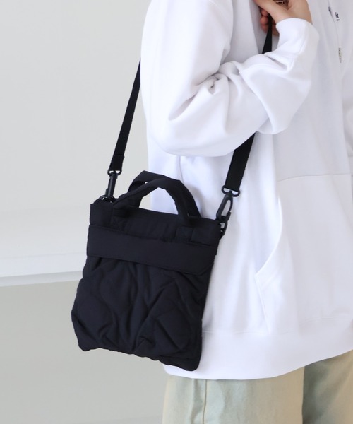 WILD THINGS(ワイルドシングス)の「【WILD THINGS/ワイルドシングス】ひょうたんキルト ミニヘルメットバッグ/ショルダー(ショルダーバッグ・メンズ・レッド/オフホワイト/ブラック/オリーブ・FREE)」の12枚目の写真